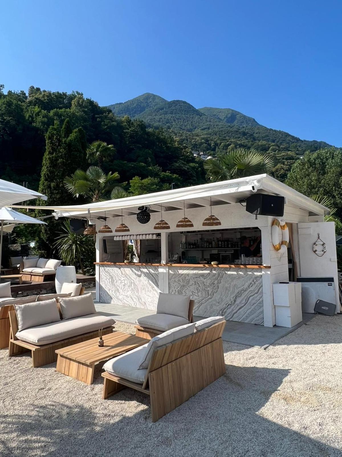 Riva Beach Club I Boutique Hotel I Restaurant Gambarogno Exterior foto