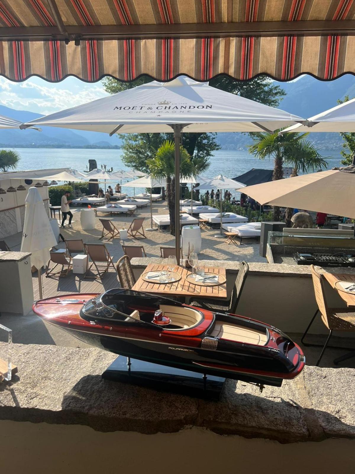 Riva Beach Club I Boutique Hotel I Restaurant Gambarogno Exterior foto