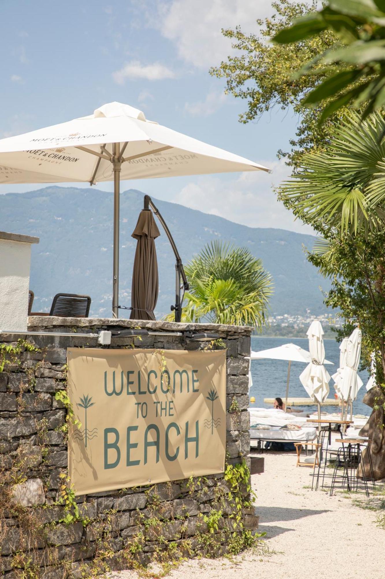 Riva Beach Club I Boutique Hotel I Restaurant Gambarogno Exterior foto