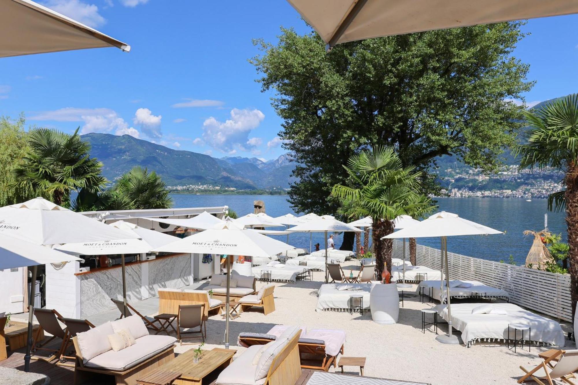 Riva Beach Club I Boutique Hotel I Restaurant Gambarogno Exterior foto